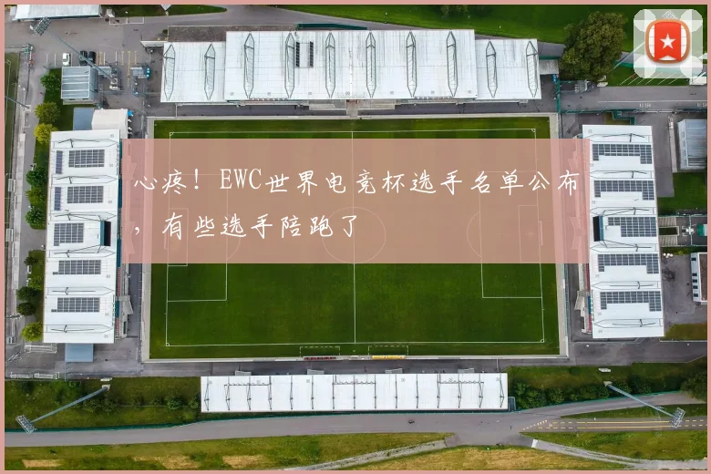 心疼！EWC世界电竞杯选手名单公布，有些选手陪跑了